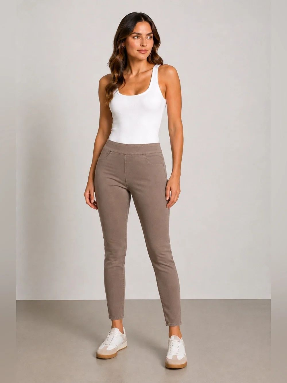 Chicos Modern Pull-On Ankle Jeggings NWT 0.5/6/Small JEAN BASIC ROCKY MOUNTAIN